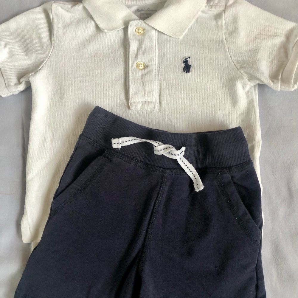 🏇Polo by Ralph Lauren Kids Shirt + Shorts